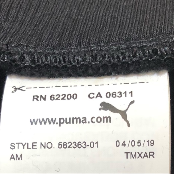 PUMA Black Sweet Pants Regular Fit Sz XXL - Picture 8 of 9